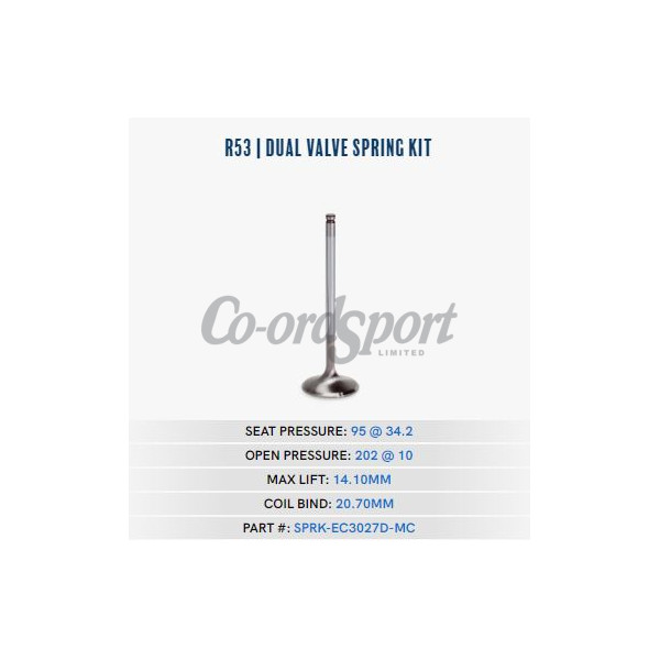 Supertech Mini Cooper Dual Valve spring Kit/ 95lbs at  34.2mm / R image