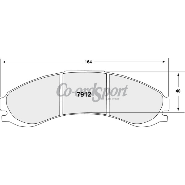 PFC 7912 Race Pad Set - 93 Compound 20 mm image