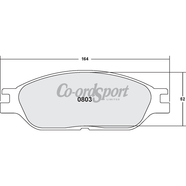 PFC 803 Carbon Metallic Brake Pad Set image