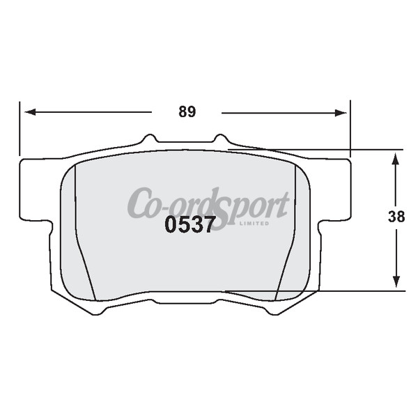 PFC 537 Carbon Metallic Brake Pad Set image