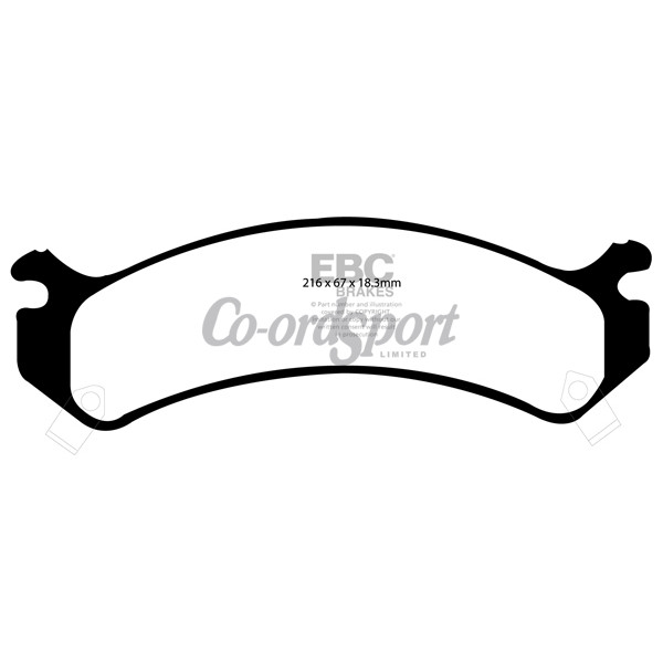 EBC Ultimax OEM Replacement Brake Pads image