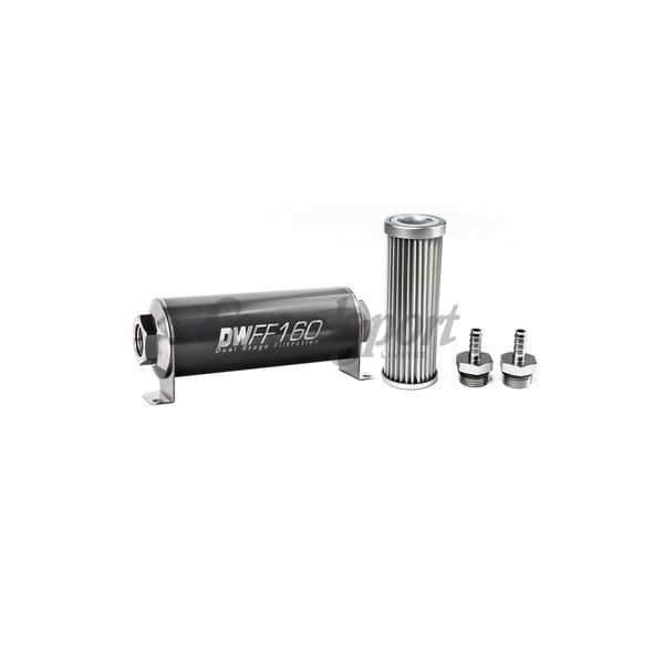 DW In-line fuel filter element and housing kit  stainless steel 5 image