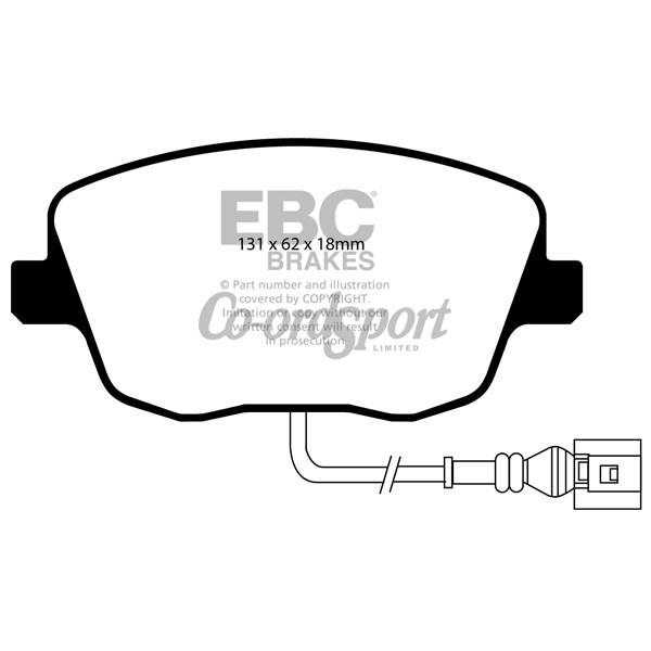 EBC Ultimax OEM Replacement Brake Pads image