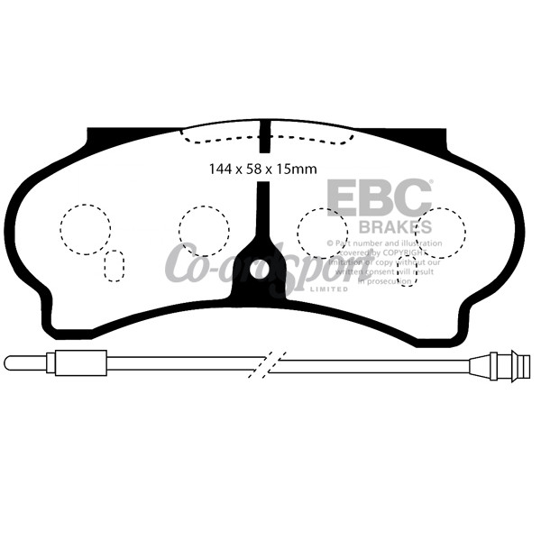 EBC Ultimax OEM Replacement Brake Pads image