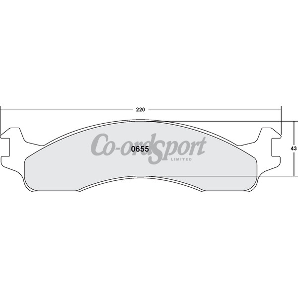 PFC 655 Carbon Metallic Brake Pad Set image