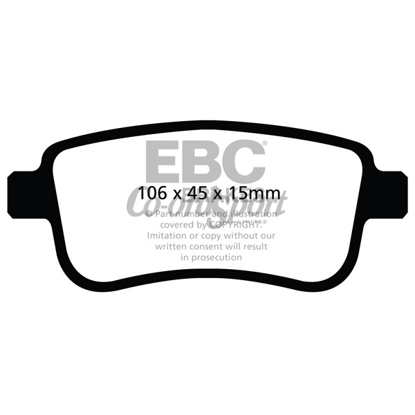 EBC Ultimax OEM Replacement Brake Pads image