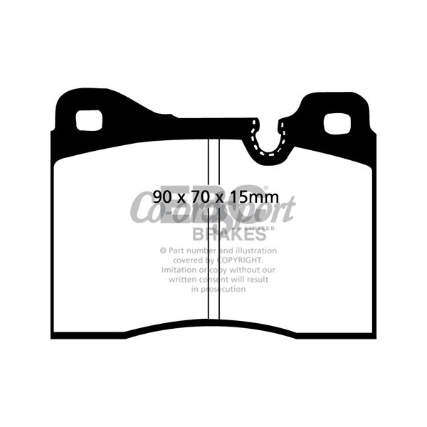 EBC Ultimax OEM Replacement Brake Pads image