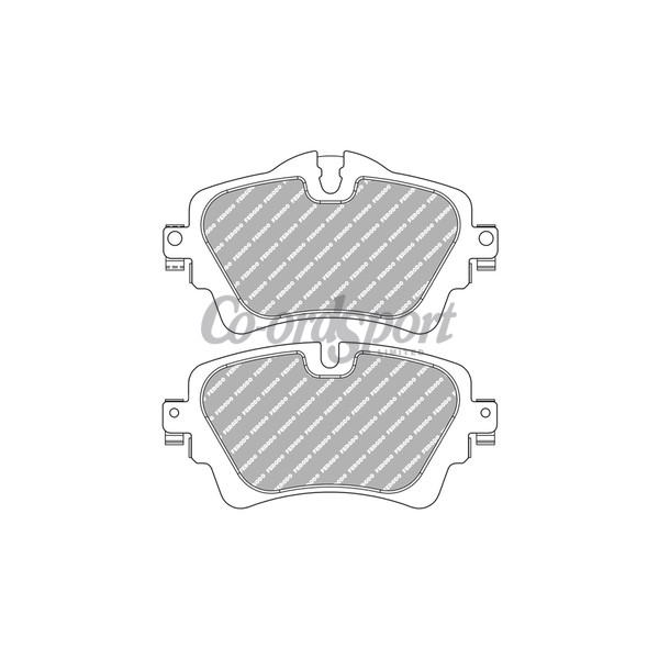 Ferodo DS2500 Front Brake Pads BMW X1 X2 Mini Cooper F55 F56 Coop image