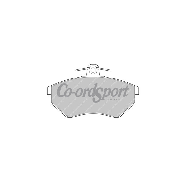 Ferodo DS1.11 Competition Brake Pads 4000S Quattro Golf III Fr image