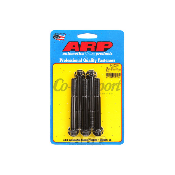ARP 3/8-16 x 3.250 12pt black oxide bolts image