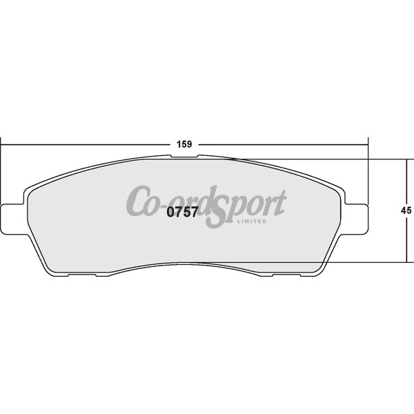 PFC 757 Carbon Metallic Brake Pad Set image