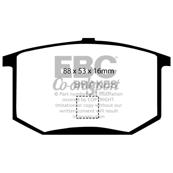 EBC Ultimax OEM Replacement Brake Pads image