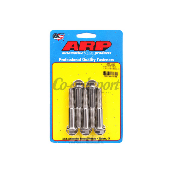 ARP 7/16-14 X 2.500 hex 1/2 wrenching SS bolts image