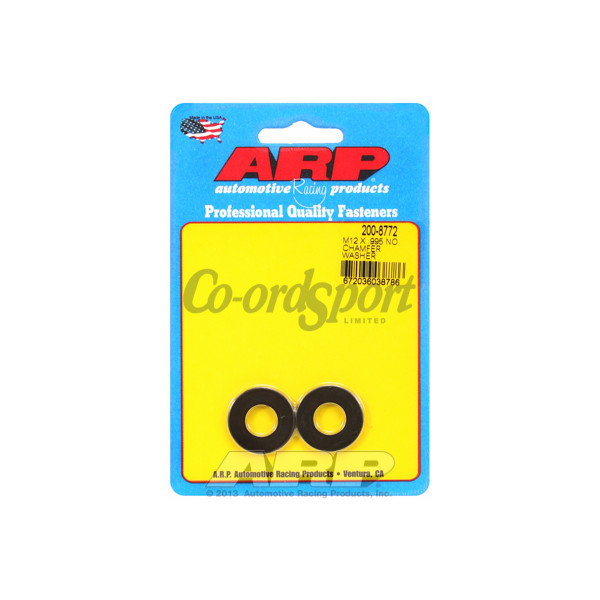 ARP M12 x .995in OD black washers 2pak CrMo image