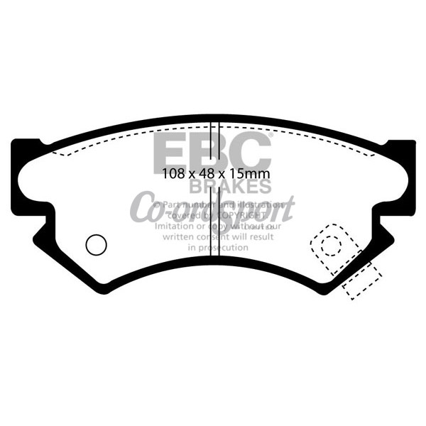 EBC Ultimax OEM Replacement Brake Pads image