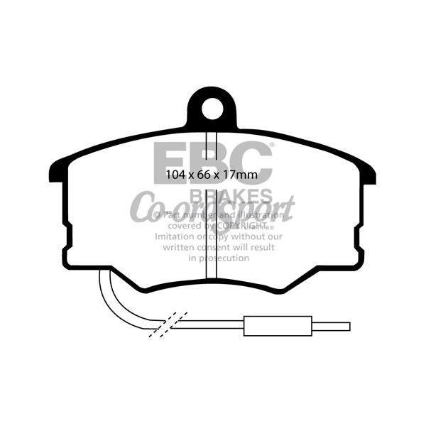 EBC Ultimax OEM Replacement Brake Pads image