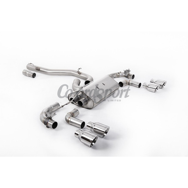 Milltek  VW Golf  Mk7.5 R 2.0 TSI 300PS GPF 80mm Race Systems 19- image