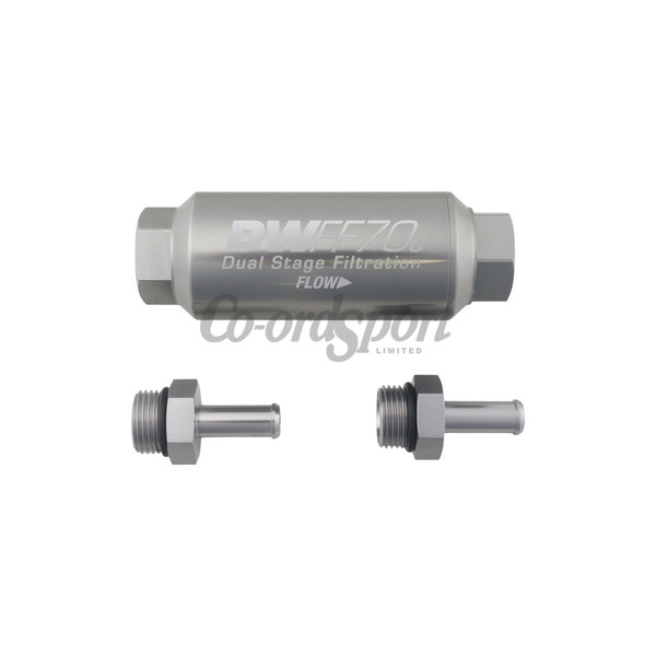 DW Compact in-line fuel filter element and housing kit  stainless image