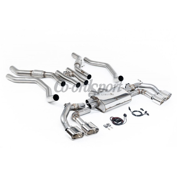 Milltek Exhaust - OPF GPF Back Valved with Polsihed Oval Tips image