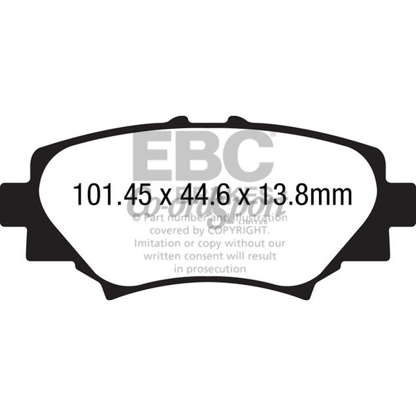 EBC Ultimax OEM Replacement Brake Pads image