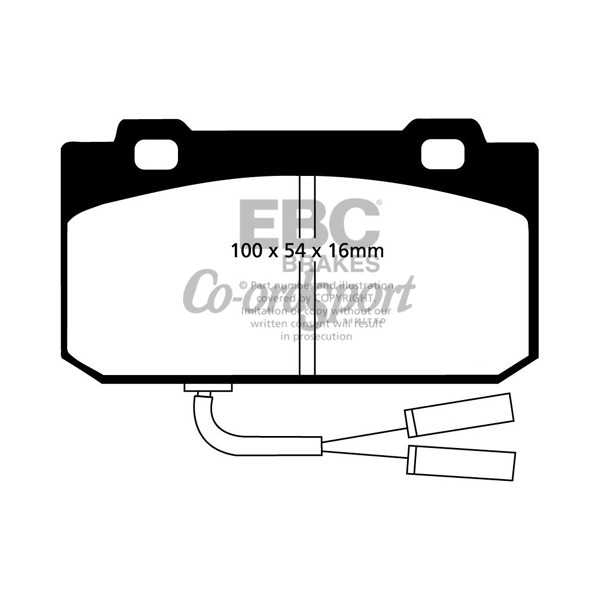 EBC Ultimax OEM Replacement Brake Pads image