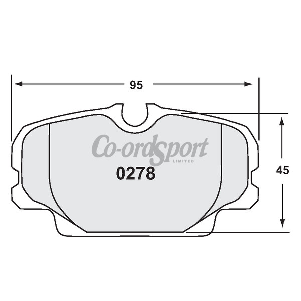 PFC 0278 Race Pad Set - 11 Compound 17 mm image