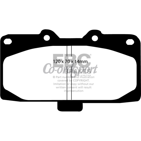 EBC Ultimax OEM Replacement Brake Pads image