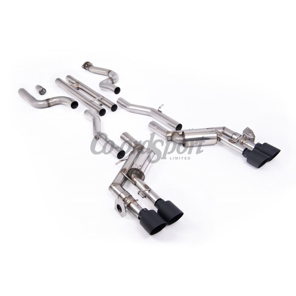 Milltek Exhaust - H-Pipe Valved System with Quad GT-115 4.5inch C image