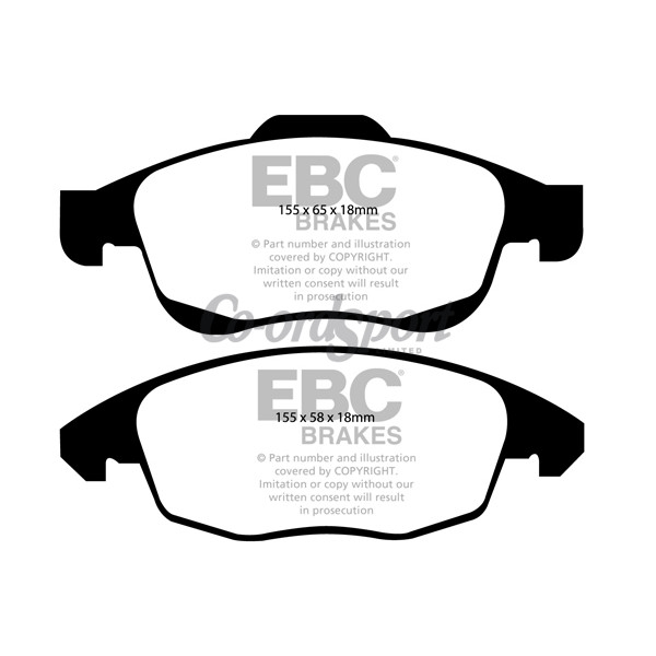 EBC Ultimax OEM Replacement Brake Pads image