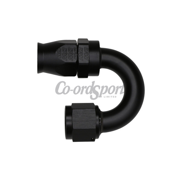 DW 10AN Female Flare Swivel 180-Degree Hose End CPE  Anodized Mat image