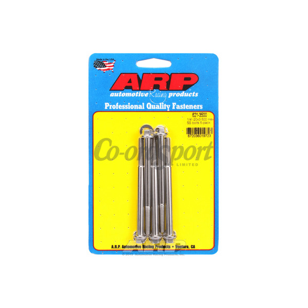ARP 1/4-20 x 3.500 hex SS bolts image