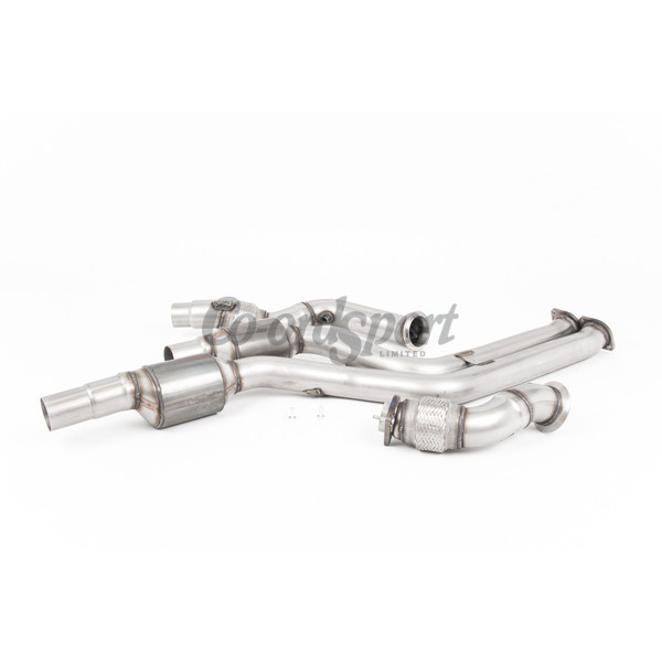 Milltek Large Bore Downpipes and Hi-Flow Sports Cats - BMW image