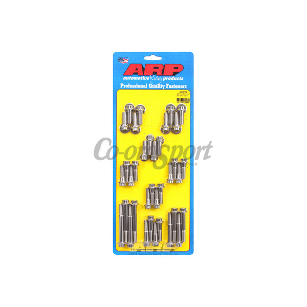 ARP SB Tuned Port complete SS 12pt intake manifold bolt kit image