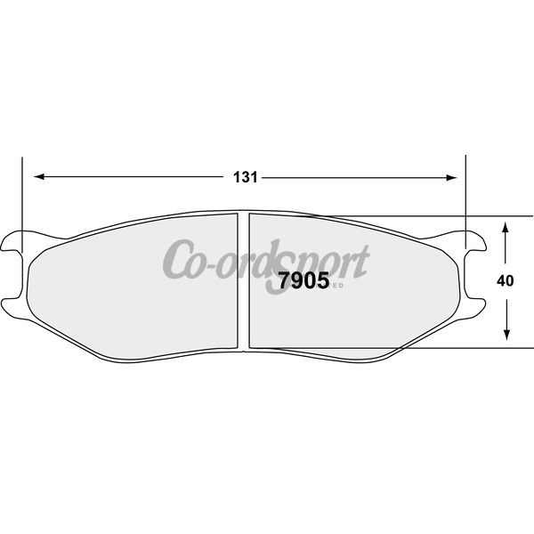 PFC 7905 Race Pad Set - 14 Compound 25 mm image