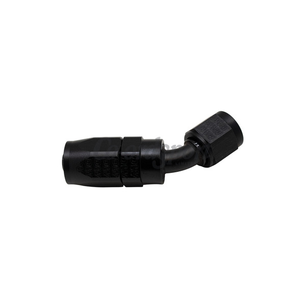 DW 6AN Female Swivel 45-Degree Hose End CPE  Anodized Matte Black image