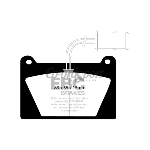 EBC Ultimax OEM Replacement Brake Pads image