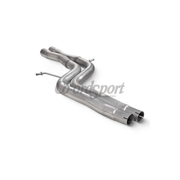 Scorpion Original centre silencer delete with x-pipe Audi S4 3.0 image