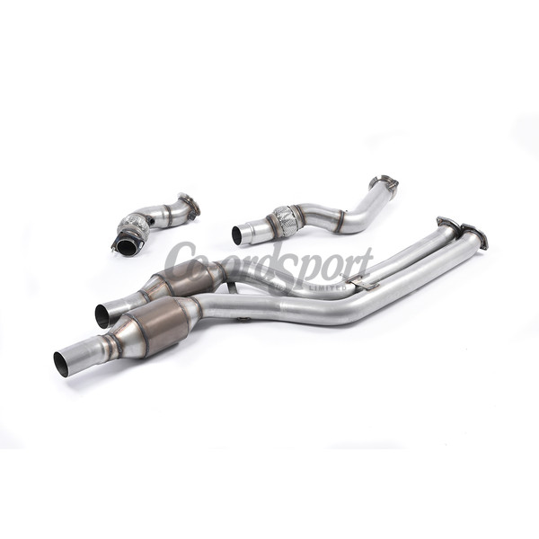 Milltek Large Bore Downpipes and Hi-Flow Sports Cats BMW 4 image