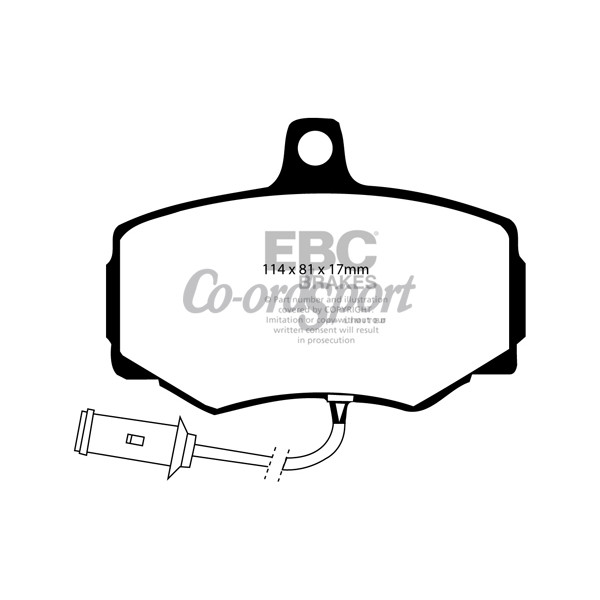 EBC Ultimax OEM Replacement Brake Pads image