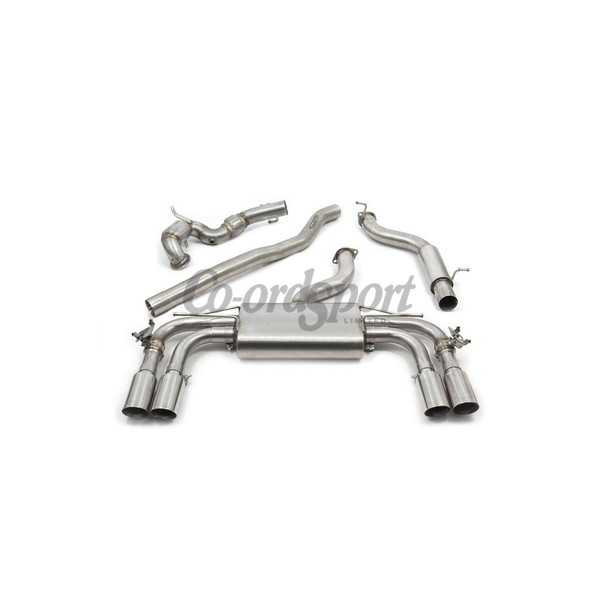 COBRA Audi S3 (8V) (Saloon) (13-18) (Valved) Turbo Back System image