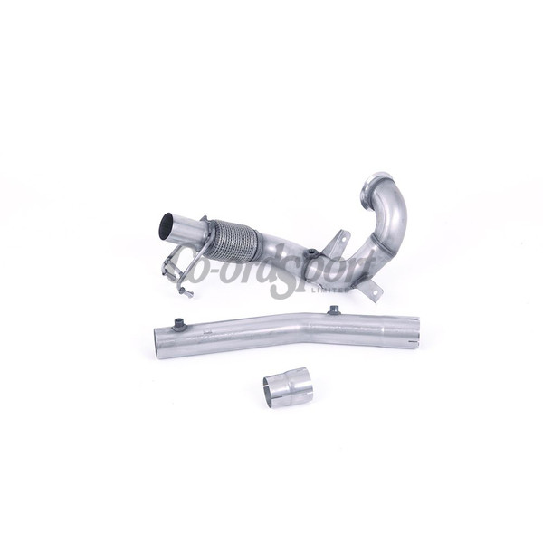 Milltek Large-bore Downpipe and De-cat Audi A1 40TFSI 5 Door VW P image