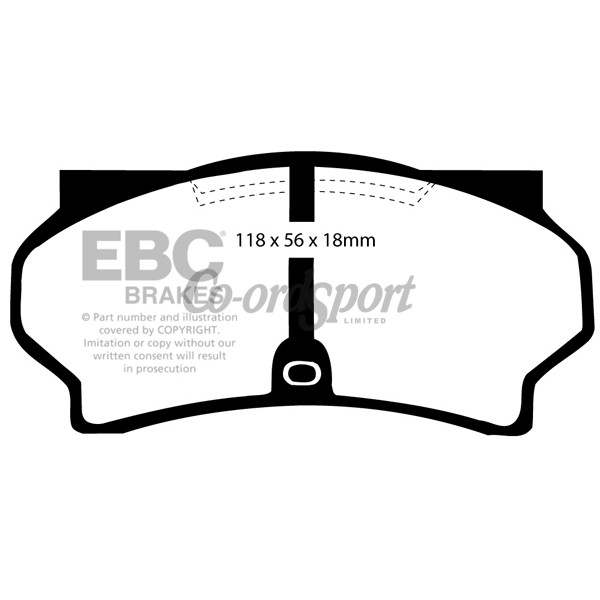 EBC Ultimax OEM Replacement Brake Pads image