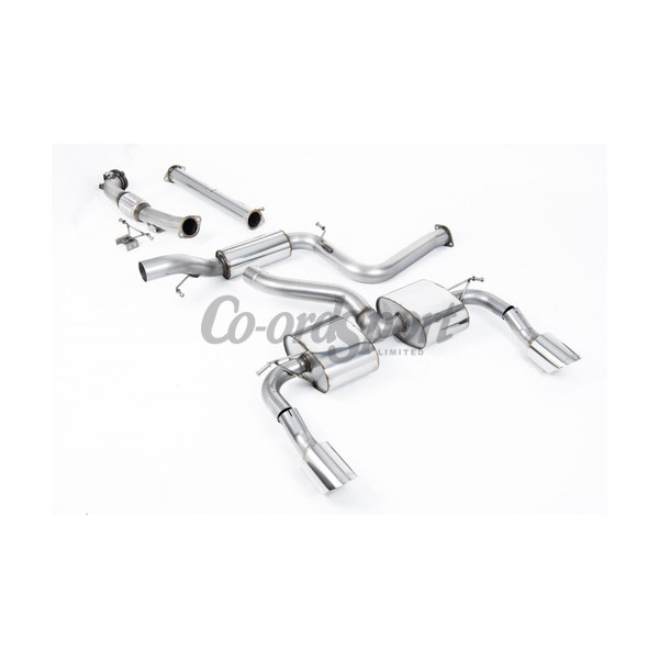 Milltek Turbo-back excluding Hi-Flow Sports Cat Ford Focus image