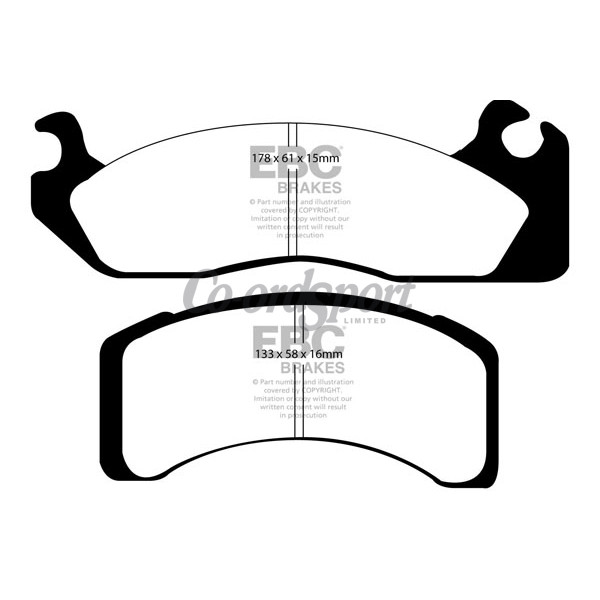 EBC Ultimax OEM Replacement Brake Pads image