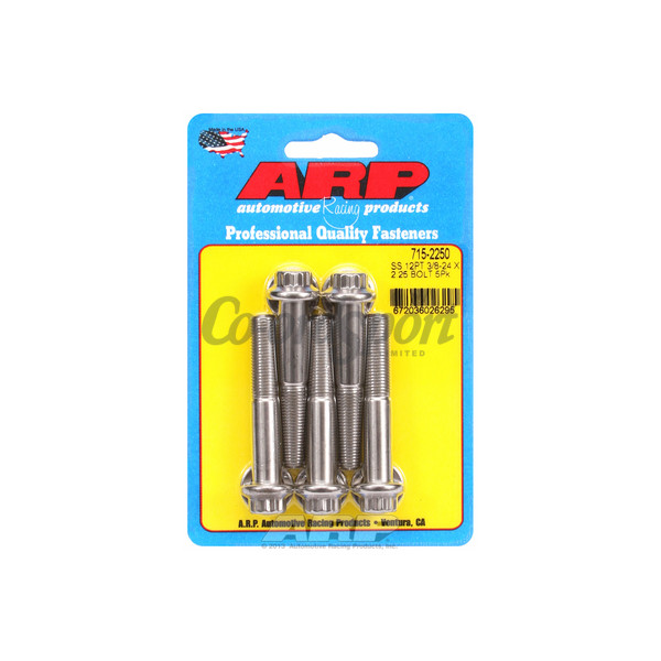 ARP 3/8-24 x 2.250 12pt 7/16 wrenching SS bolts image