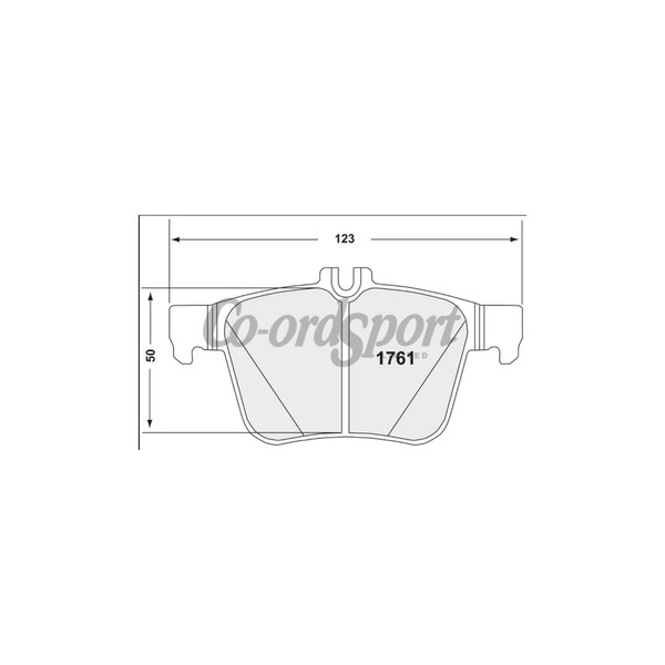 PFC Brake pad – Audi Seat Skoda VW Golf GTI REAR brake pad image