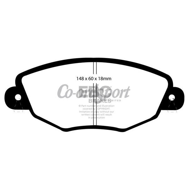 EBC Ultimax OEM Replacement Brake Pads image