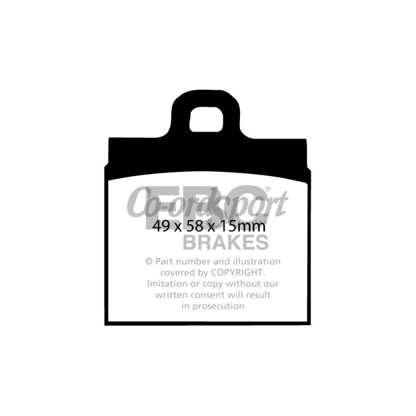 EBC Ultimax OEM Replacement Brake Pads image