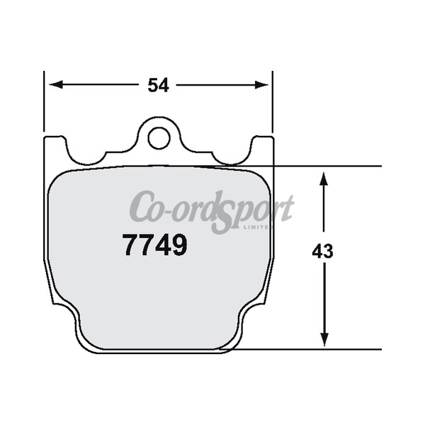 PFC 7749 Race Pad Set - 99 Compound 20 mm image