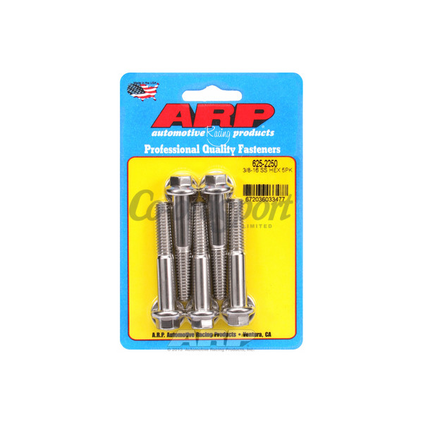 ARP 3/8-16 x 2.250 hex 7/16 wrenching SS bolts image